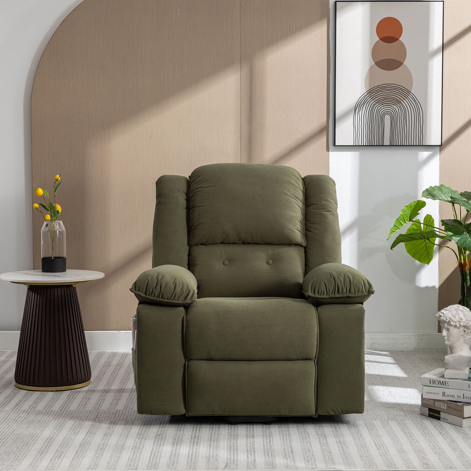 Kepooman Electric Power Lift Chairs Recliner, Power Lift Chair for Elderly with Adjustable Massage and Heating Function for Living Room, Green Kepooman Electric Power Lift Chairs Recliner, Power Lift Chair for Elderly with Adjustable Massage and Heating Function for Living Room, Green