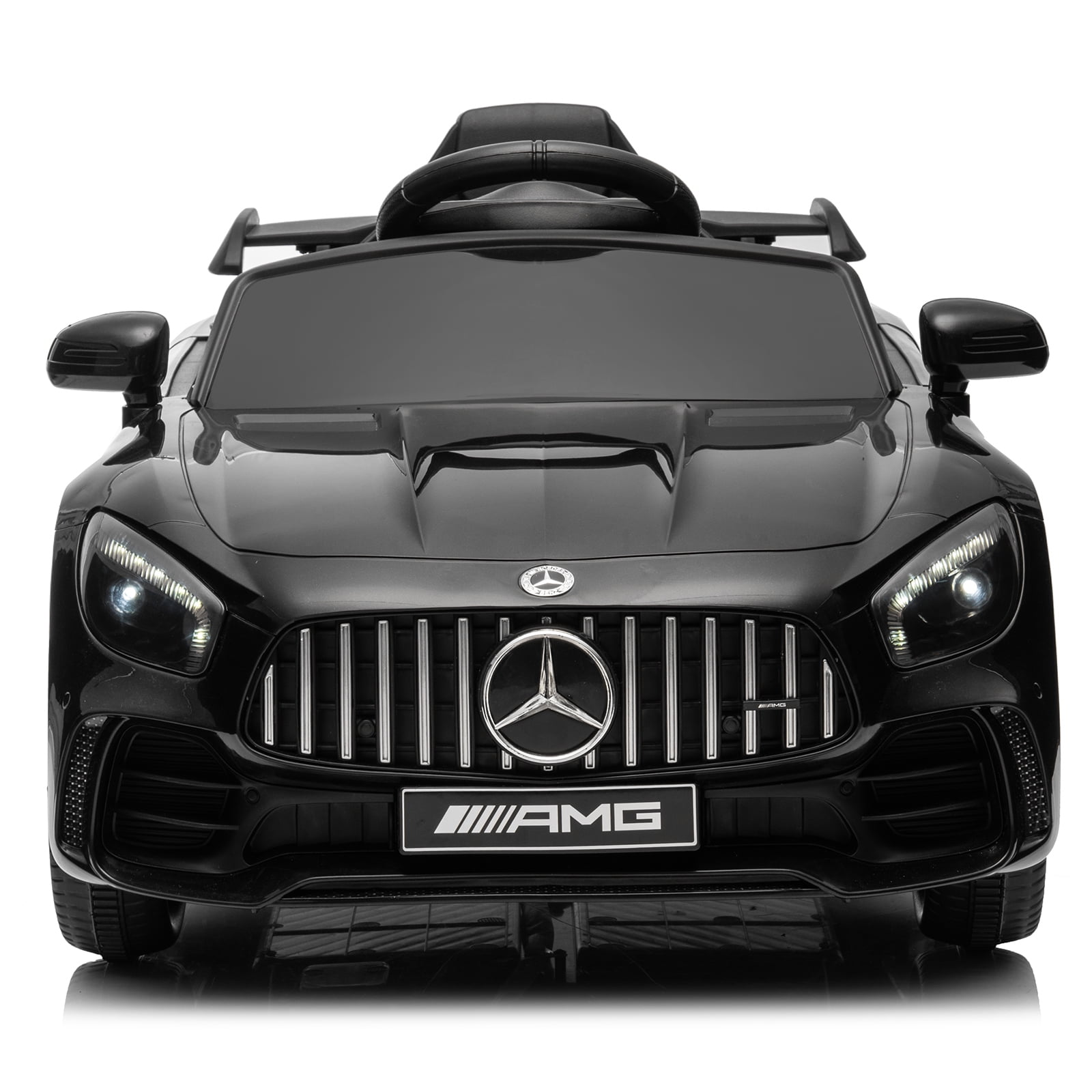 Kepooman Electric Remote Control Truck, Kids Toddler Ride On Cars 12V 4.5Ah with 2.4G Remote Control Mercedes-Benz Sports Car, Black Kepooman Electric Remote Control Truck, Kids Toddler Ride On Cars 12V 4.5Ah with 2.4G Remote Control Mercedes-Benz Sports Car, Black