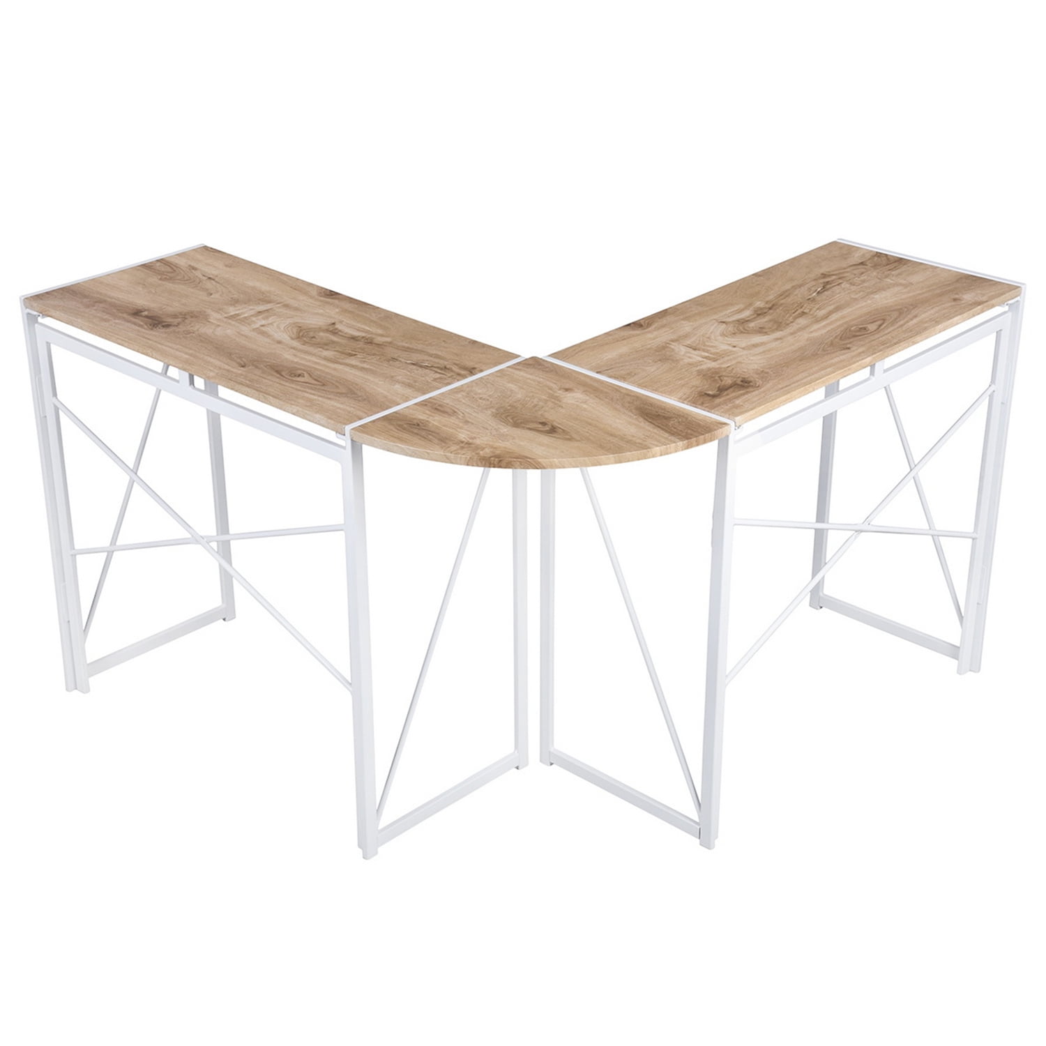Kepooman L-Shaped Desk Computer Corner Desk, Home Office Gaming Table, Sturdy Writing Workstation, Space-Saving, Easy to Assemble, Rustic Brown Kepooman L-Shaped Desk Computer Corner Desk, Home Office Gaming Table, Sturdy Writing Workstation, Space-Saving, Easy to Assemble, Rustic Brown