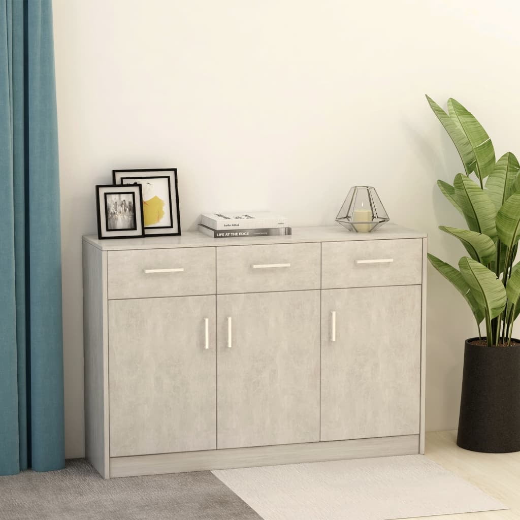 Kepooman Modern Buffet Cabinet with 3 Doors and 3 Drawers, Storage Sideboard Cabinet for Kitchen Kepooman Modern Buffet Cabinet with 3 Doors and 3 Drawers, Storage Sideboard Cabinet for Kitchen