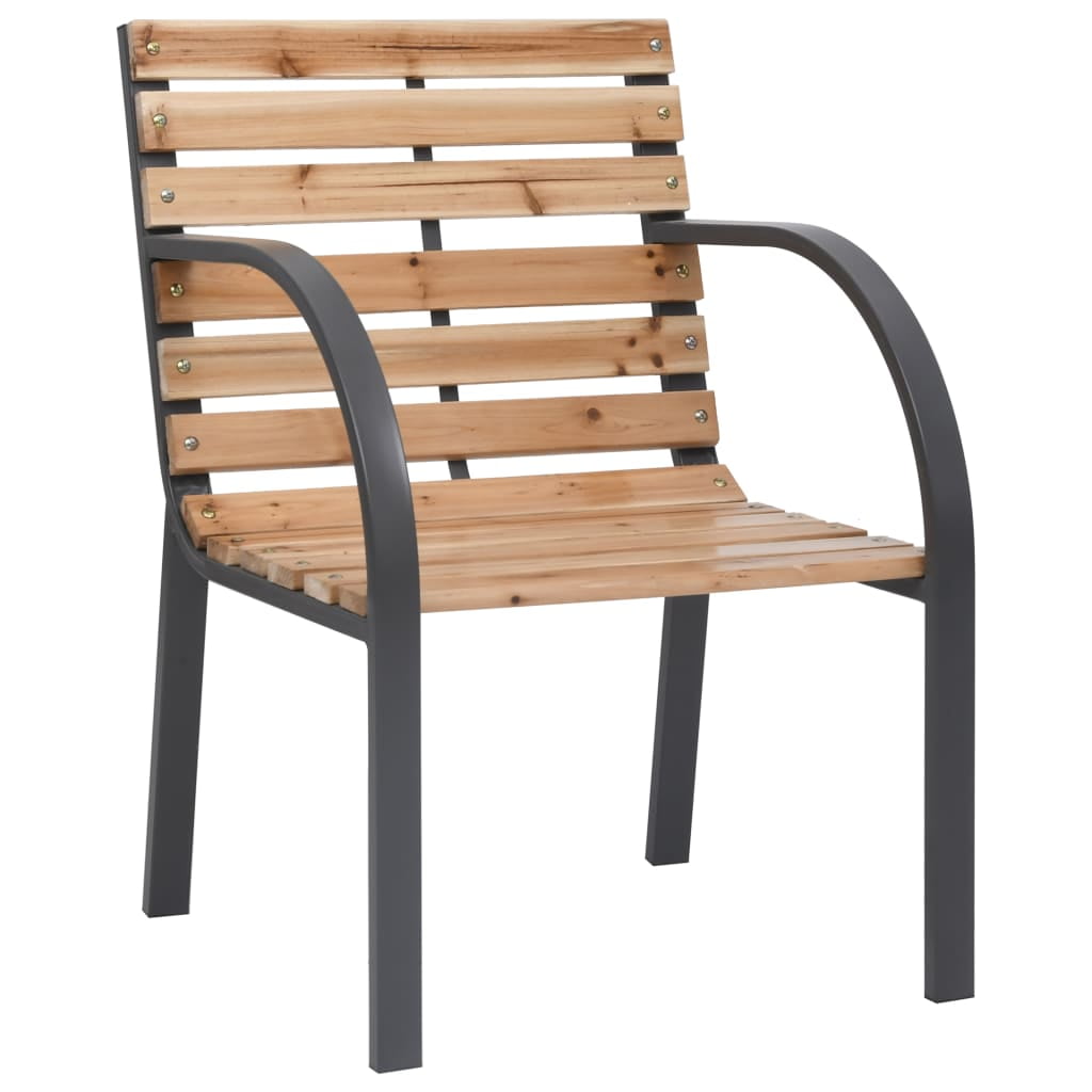 Kepooman Outdoor Patio Solid Wood Armchair with Back for Deck Lawn Porch Garden, Brown Kepooman Outdoor Patio Solid Wood Armchair with Back for Deck Lawn Porch Garden, Brown