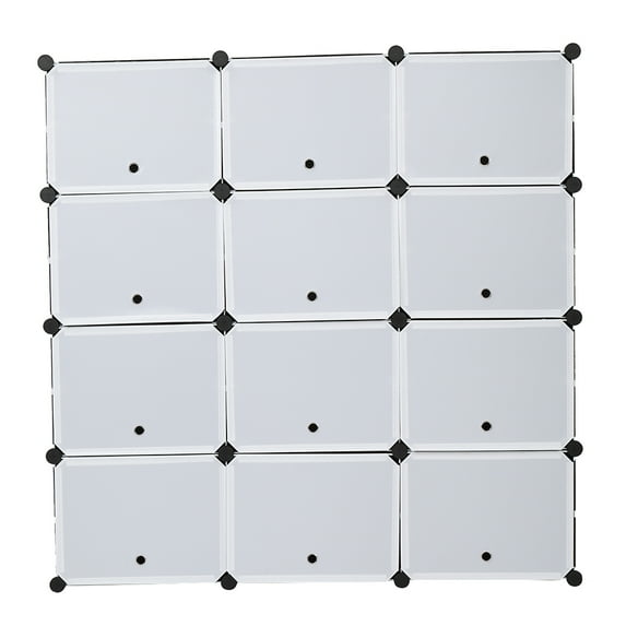 Kepooman Portable 8-Tier Shoe Rack Storage Organizer 48 Pair Tower Shelf Storage Cabinet Stand Expandable, Black