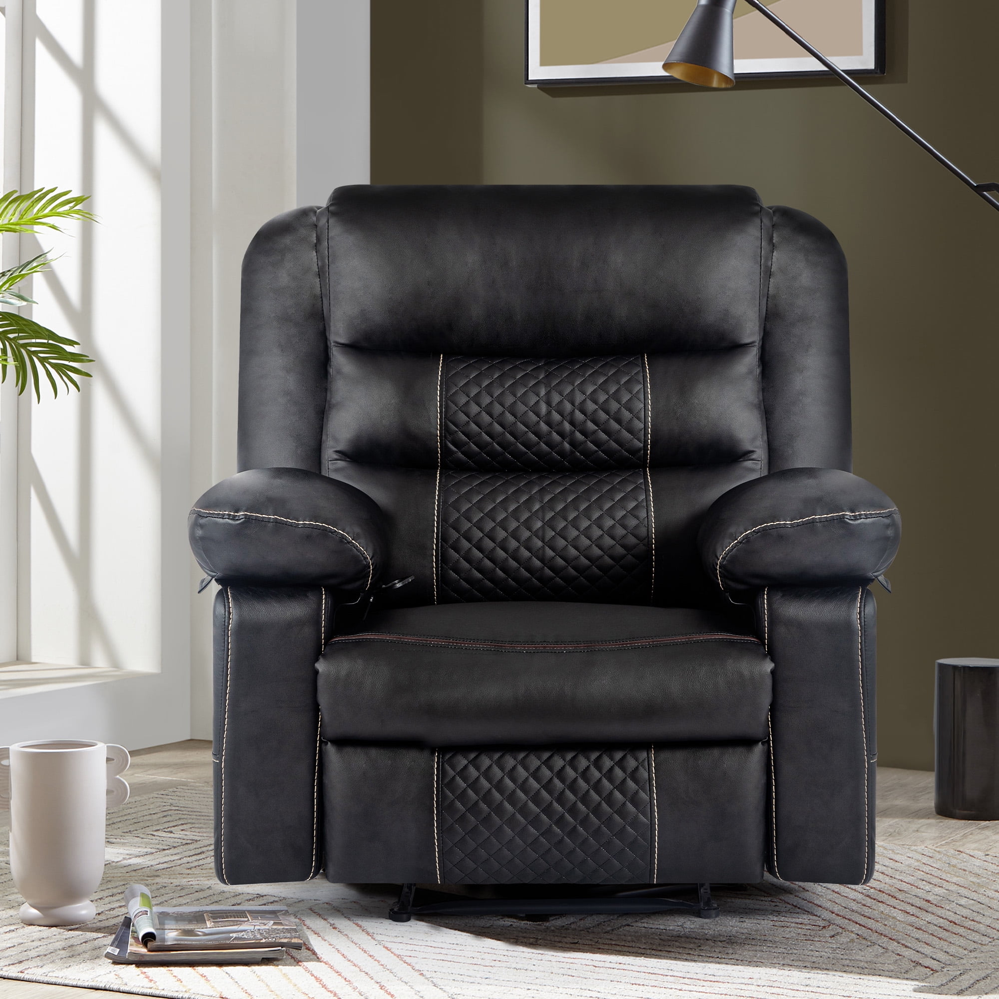 Kepooman Power Recliner Chair, Electric Power Recliner Chair with Massage and Heat, Electric Recliner Chairs for Seniors, USB Port, Black Kepooman Power Recliner Chair, Electric Power Recliner Chair with Massage and Heat, Electric Recliner Chairs for Seniors, USB Port, Black