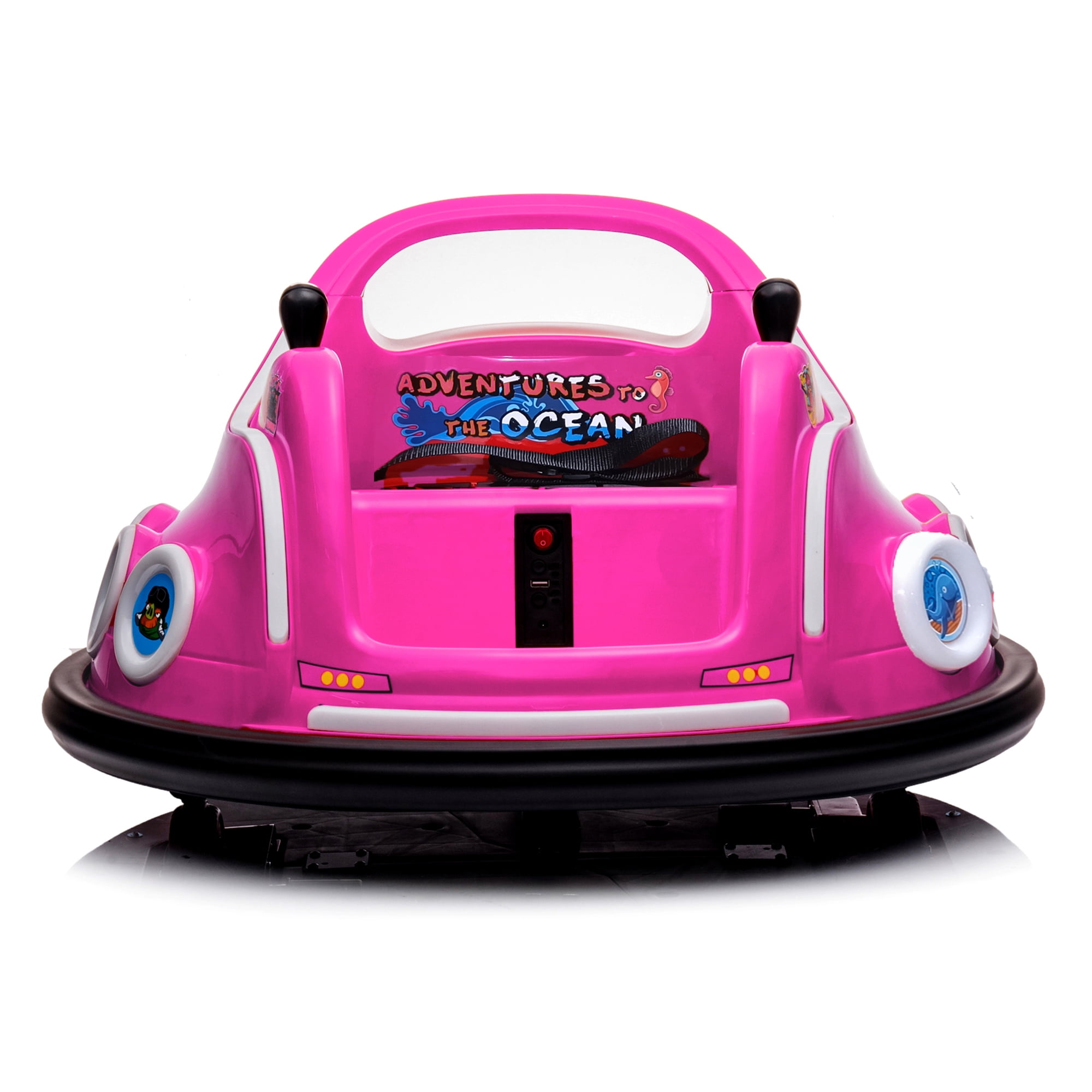 Kepooman Ride On Bumper Car, Pink Bumper Car, Electric Bumper Car