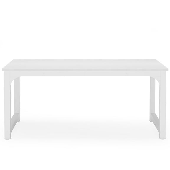 Kepooman Simple Conference Table, Rectangular Meeting Table Computer Desk