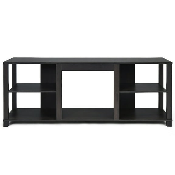Kepooman Sofa Table, TV Console TV Stand Long Sofa Table,2-Tier TV Storage Cabinet Console with Adjustable Shelves