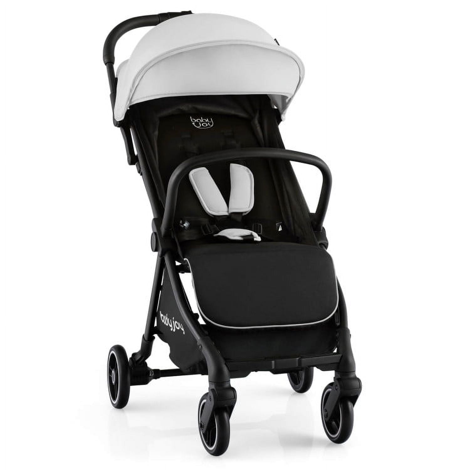 Kepooman Umbrella Stroller Baby Stroller One Hand Folding Portable Lightweight Baby Stroller with Aluminum Frame Blue