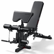 Keppi Fitness Adjustable Weight Bench 3000, 1200 lbs Heavy Duty Commercial Workout Bench with Leg Extension, Preacher Curl Pad, Incline Decline Flat Strength Training