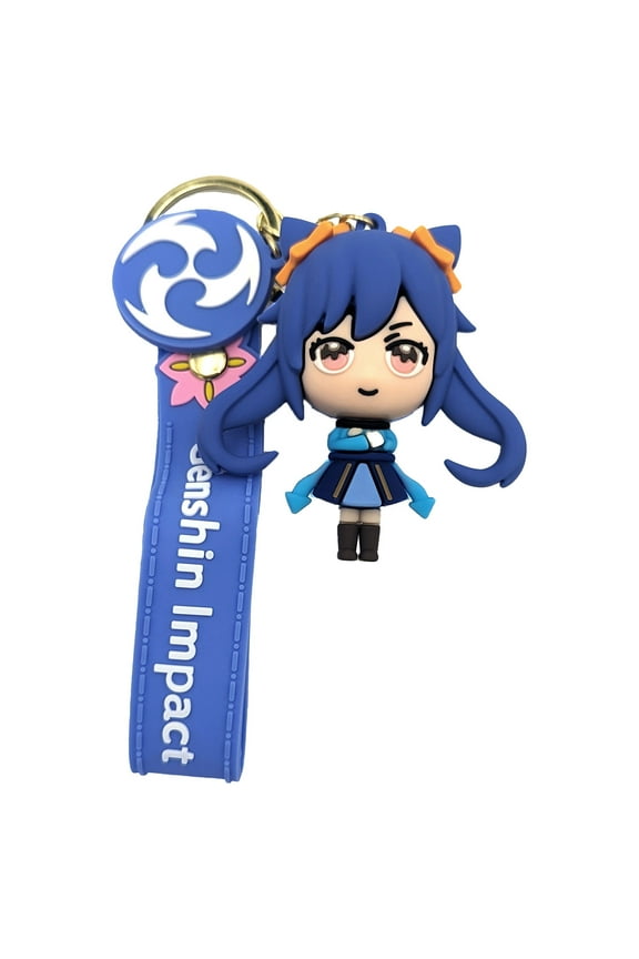 Keqing - Genshin Impact 2" Keychain 3D Figure