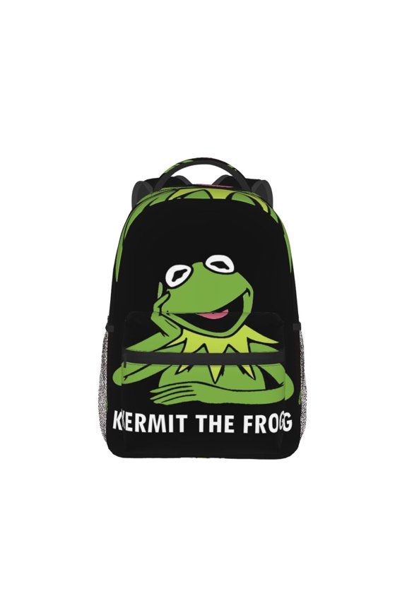 Ker-Mit The Frog Backpack Lightweight Backpack Large Capacity Portable Outdoor Travel Backpack Laptop Bag