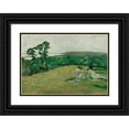 thumbnail image 1 of Ker Xavier Roussel 14x11 Black Ornate Wood Framed Double Matted Museum Art Print Titled: Devant La More (Varengeville) (Before 1910), 1 of 5