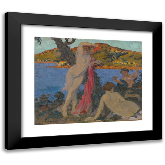 Ker Xavier Roussel 14x12 Black Modern Framed Museum Art Print Titled - Been in Mediterranean (1907)