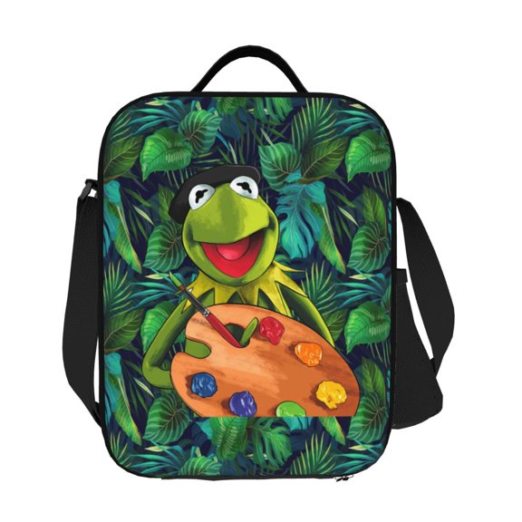 Ker-mit The Frog Lunch Box Insulated Lunch Bag Cute Lunch Box Suitable For Adult Work Office