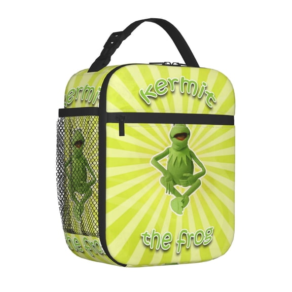 Ker-mit The Frog Lunch Box Insulated Lunch Bag Cute Lunch Box Suitable For Adult Work Office