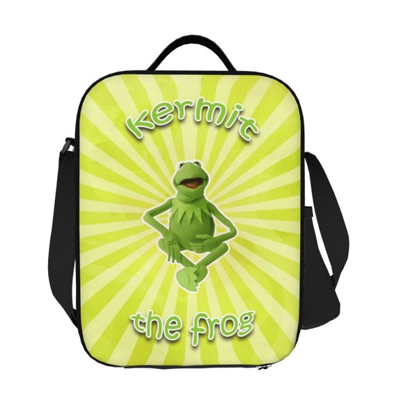 Ker-mit The Frog Lunch Box Insulated Lunch Bag Cute Lunch Box Suitable For Adult Work Office