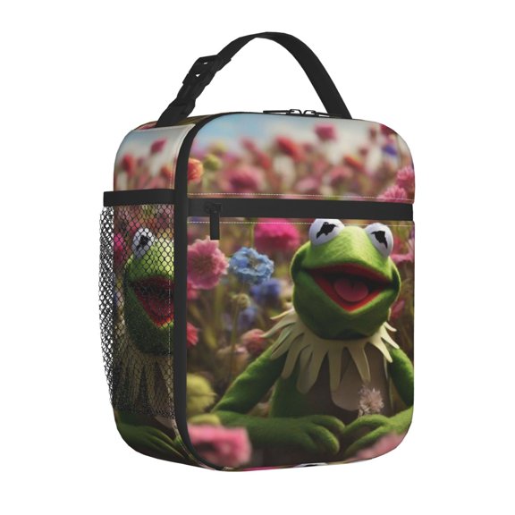 Ker-mit The Frog Lunch Box Insulated Lunch Bag Cute Lunch Box Suitable For Adult Work Office