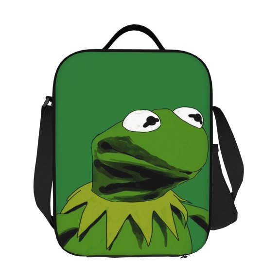 Ker-mit The Frog Lunch Box Insulated Lunch Bag Cute Lunch Box Suitable For Adult Work Office