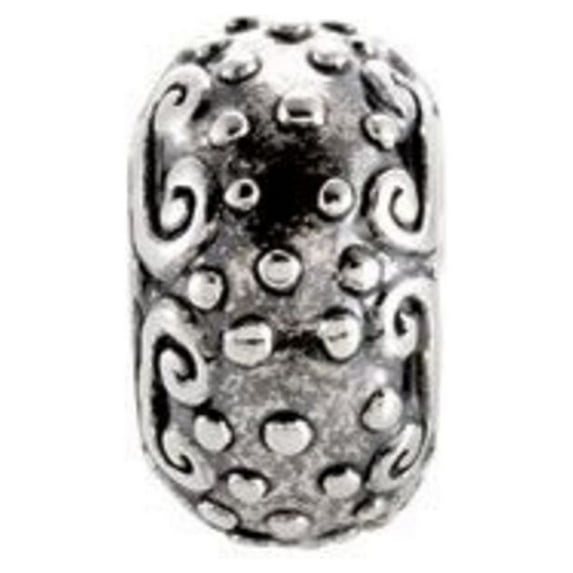 Kera Decorative Bead in Sterling Silver