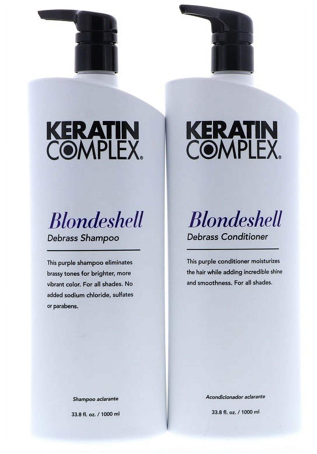 KeraC Blondeshell Debrass COND 33.8oz 1 Pc, Keratin Complex Blondeshell Debrass Shampoo, 33.8 oz
