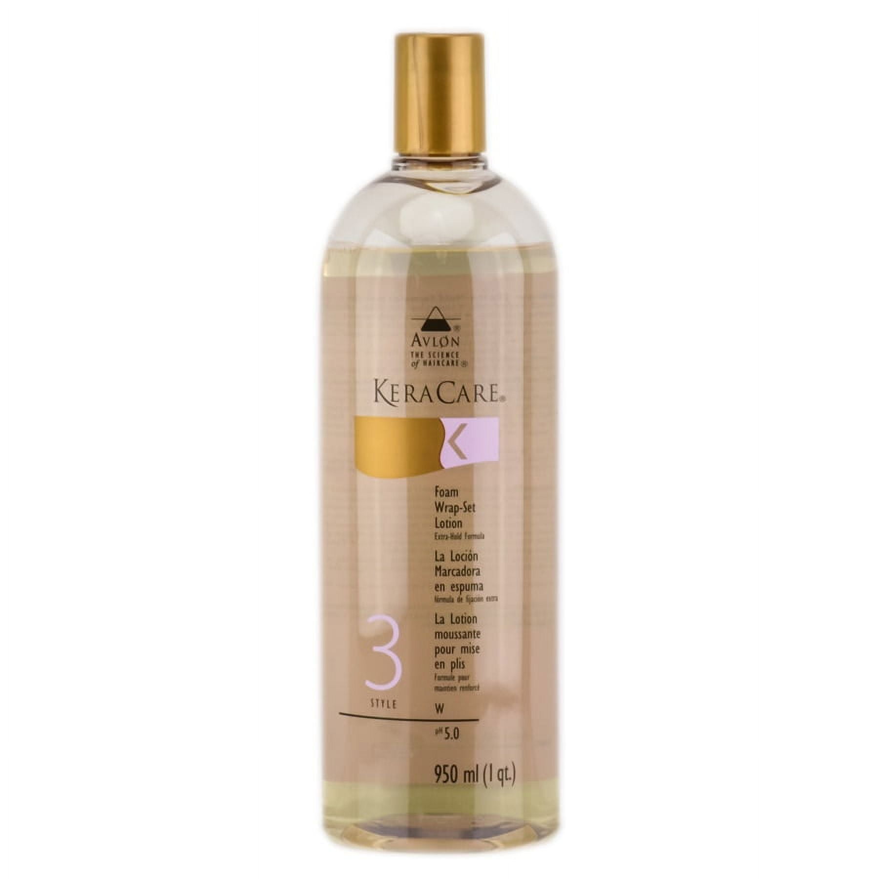 KeraCare Foam Wrap Set Lotion (ExtraHold Formula) Size 32 oz