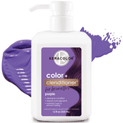 Keracolor Clenditioner for Brunettes Hair Dye, Purple, 12 fl oz