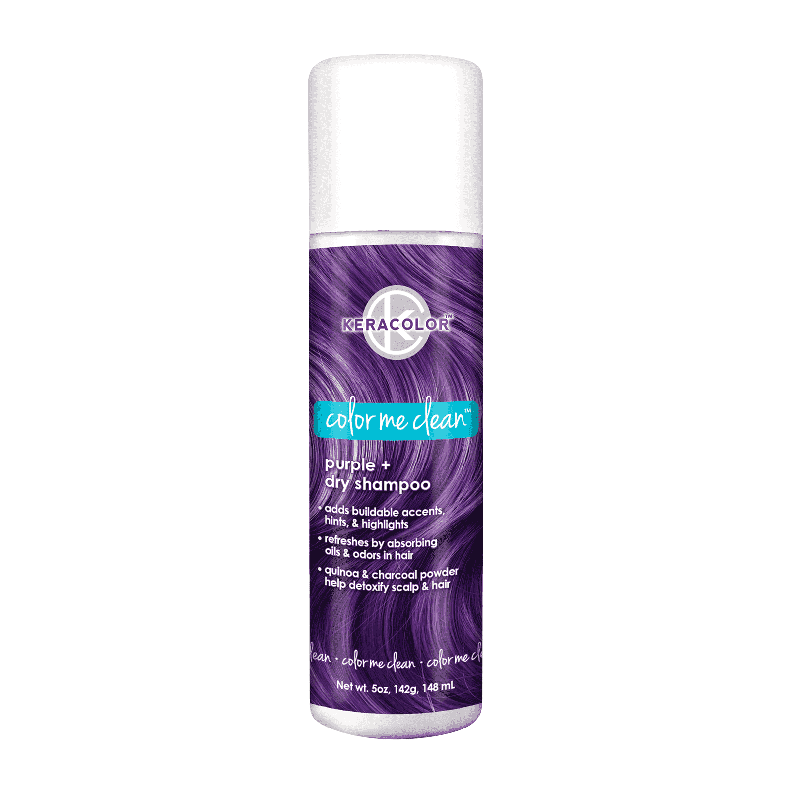 Keracolor Dry Shampoo with Color Volume Powder, Purple