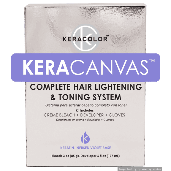 Keracolor Hair Bleach Kit - Complete Hair Lightening & Toning System
