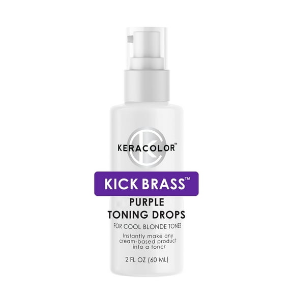 Keracolor Purple Toning Drops Concentrate To Create Your Own Purple Shampoo, 2 fl oz