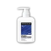Keracolor Semi Permanent Hair Dye 3 in 1 Clenditioner, Blue, 12 fl oz