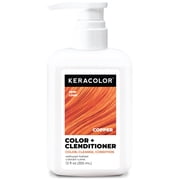 Keracolor Semi Permanent Hair Dye 3 in 1 Clenditioner, Copper, 12 fl oz