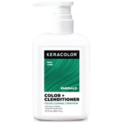 Keracolor Semi Permanent Hair Dye 3 in 1 Clenditioner, Emerald, 12 fl oz