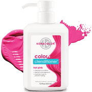 Keracolor Semi Permanent Hair Dye 3 in 1 Clenditioner, Hot Pink, 12 fl oz