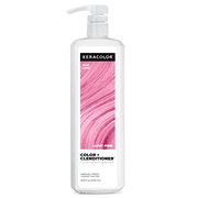 Keracolor Semi Permanent Hair Dye 3 in 1 Clenditioner, Light Pink, 33.8 fl oz