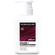 Keracolor Semi Permanent Hair Dye 3 in 1 Clenditioner, Merlot, 12 fl oz