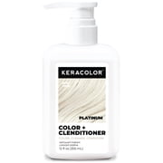 Keracolor Semi Permanent Hair Dye 3 in 1 Clenditioner, Platium, 12 fl oz
