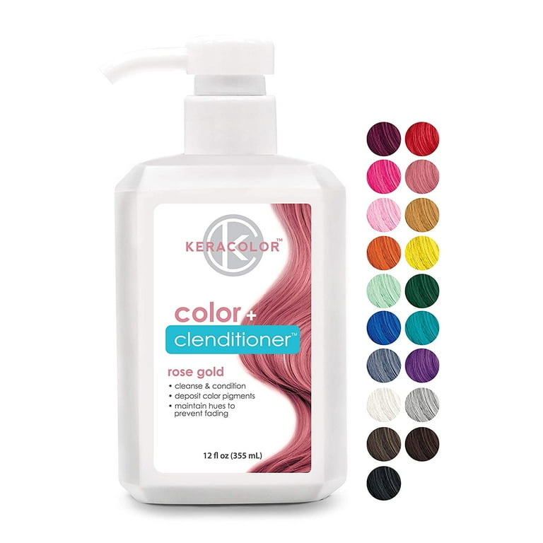 Keracolor Clenditioner For Hair Dye, Rose Gold,