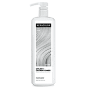 Keracolor Semi Permanent Hair Dye 3 in 1 Clenditioner, Silver, 33.8 fl oz