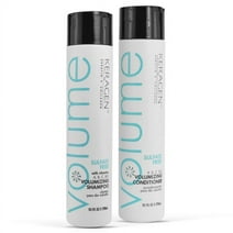 Keragen Kit Volumizing Shampoo and Conditioner, 10 oz -Keratin, Collagen, Sulfate-Free for Fine Hair