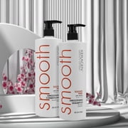 Keragen - Smoothing Shampoo and Conditioner with Keratin and Collagen for All Hair Types, Sulfate Free, 32 Oz - Moisturizes, Strengthens, Protects Color and Repair - Panthenol
