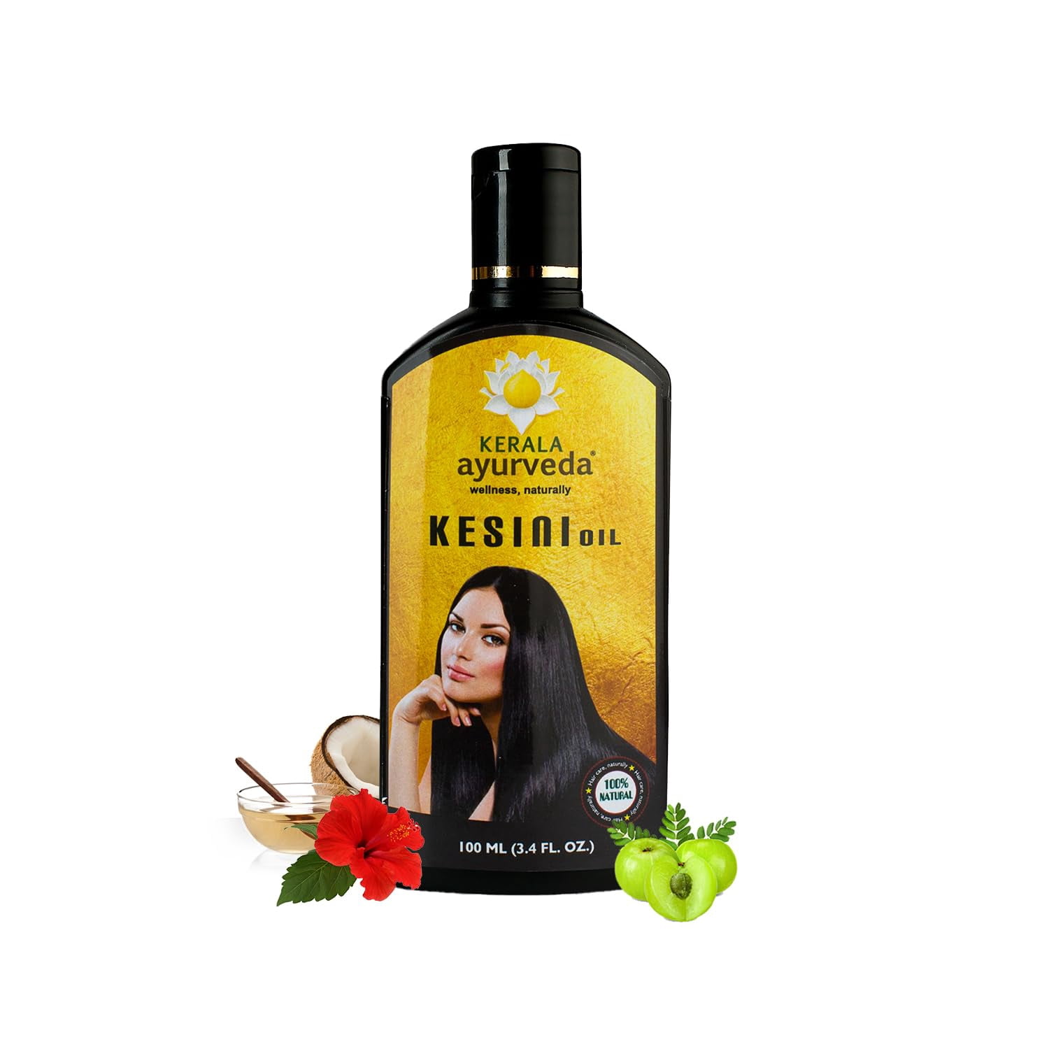 Kerala Ayurveda Kesini Oil 100Ml Daily Hair Oil For Long & Voluminous