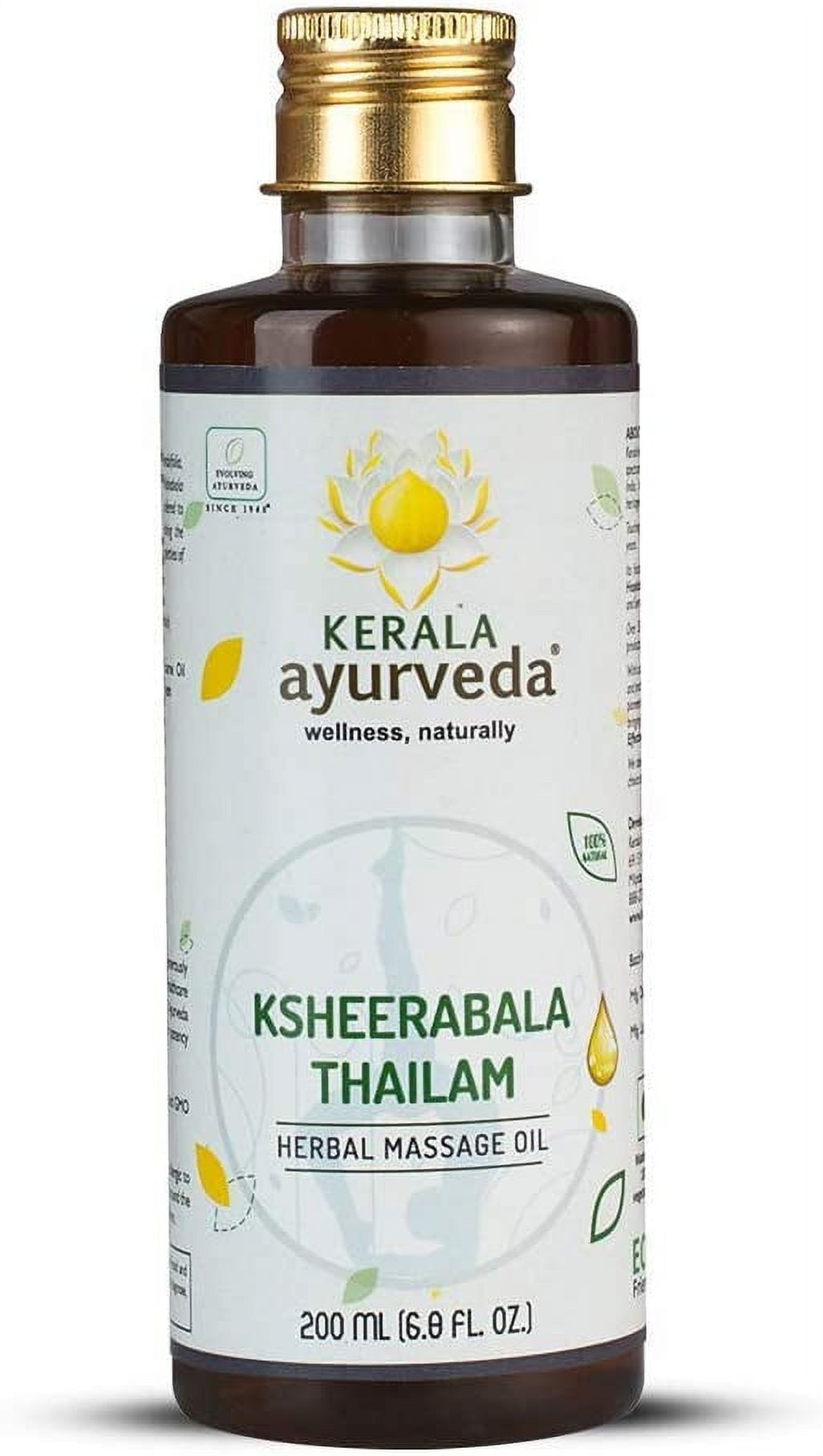 Kerala Ayurveda Ksheerabala Thailam Daily Massage Oil for Body