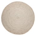 thumbnail image 1 of Kerala Ivory Jute Rug 6' Round, 1 of 9