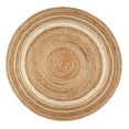 thumbnail image 1 of Kerala Sunrise Jute Rug 4' Round, 1 of 11