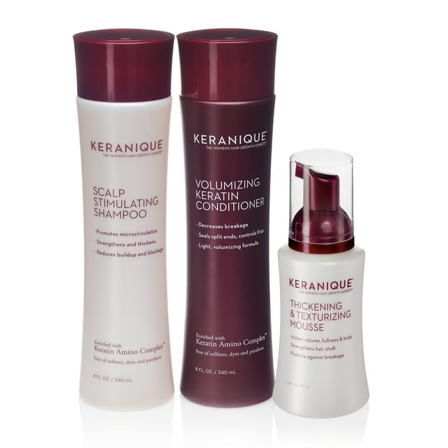 Keranique 60 Day System for Fine Thinning Hair with Shampoo ...