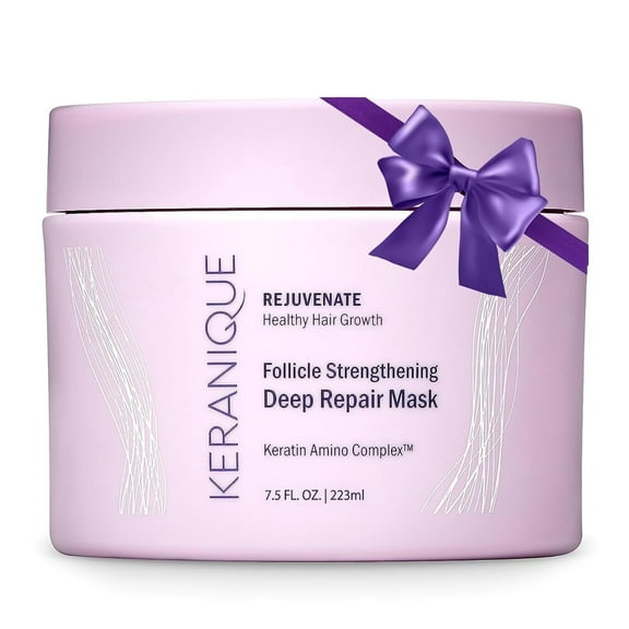 Keranique Deep Repair & Hydration Hair Mask with Keratin Complex for Dry & Damaged Hair, 7.5 fl oz