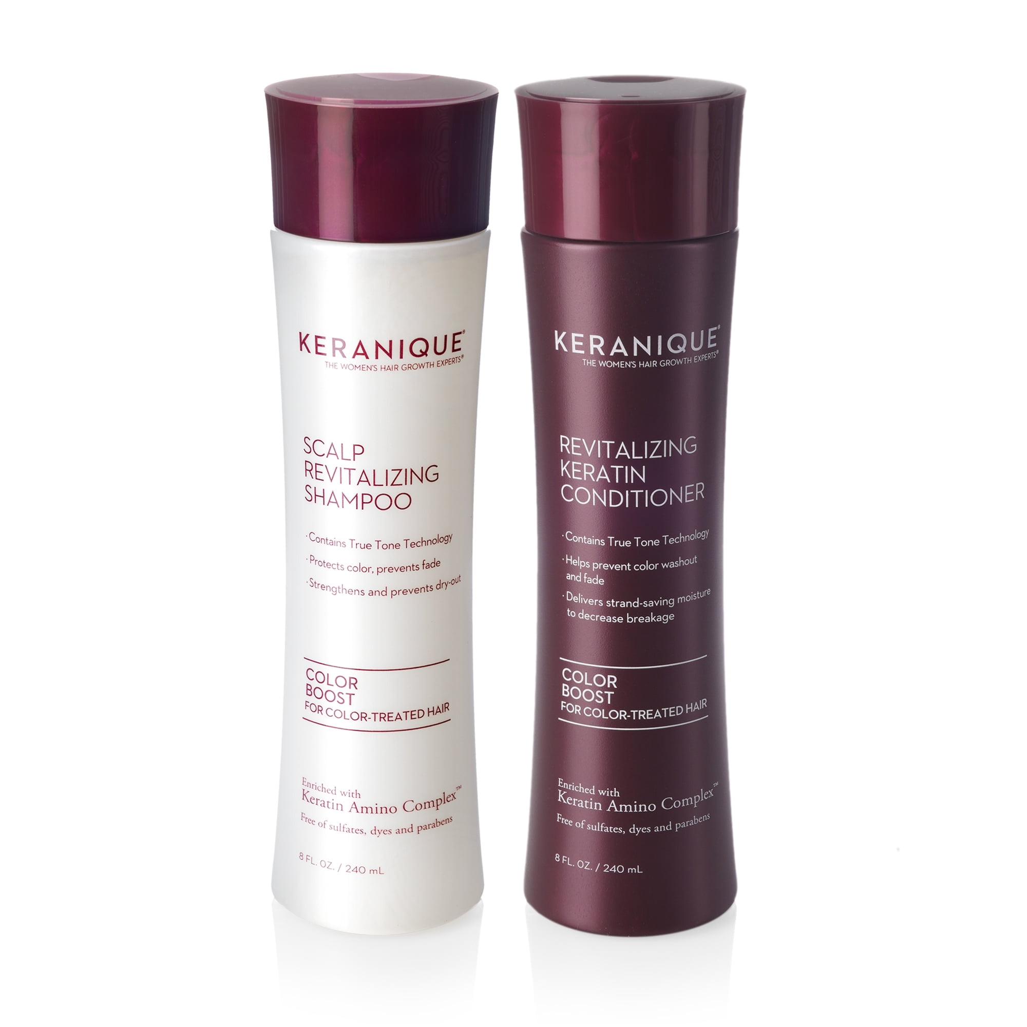 Keranique Keratin Volumizing Set, Conditioner/Shampoo, for Thinning