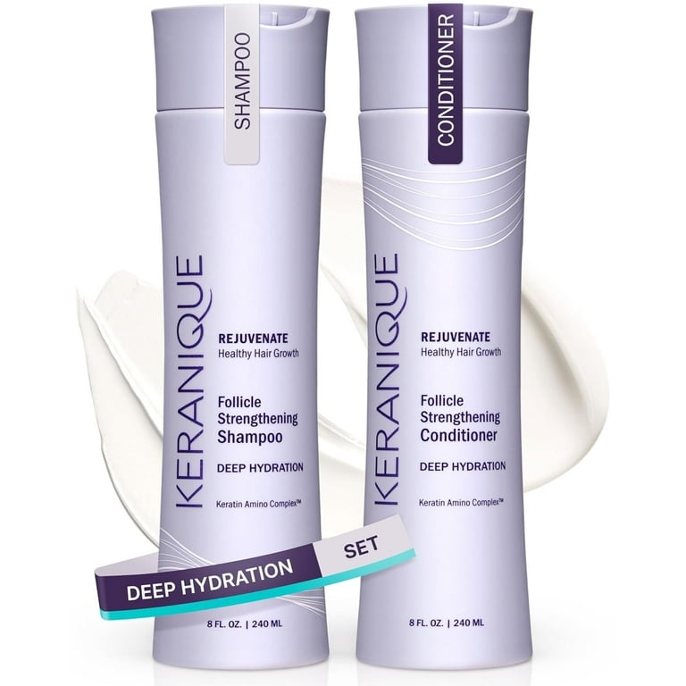 Keranique Volumizing Keratin Shampoo & Conditioner Set for