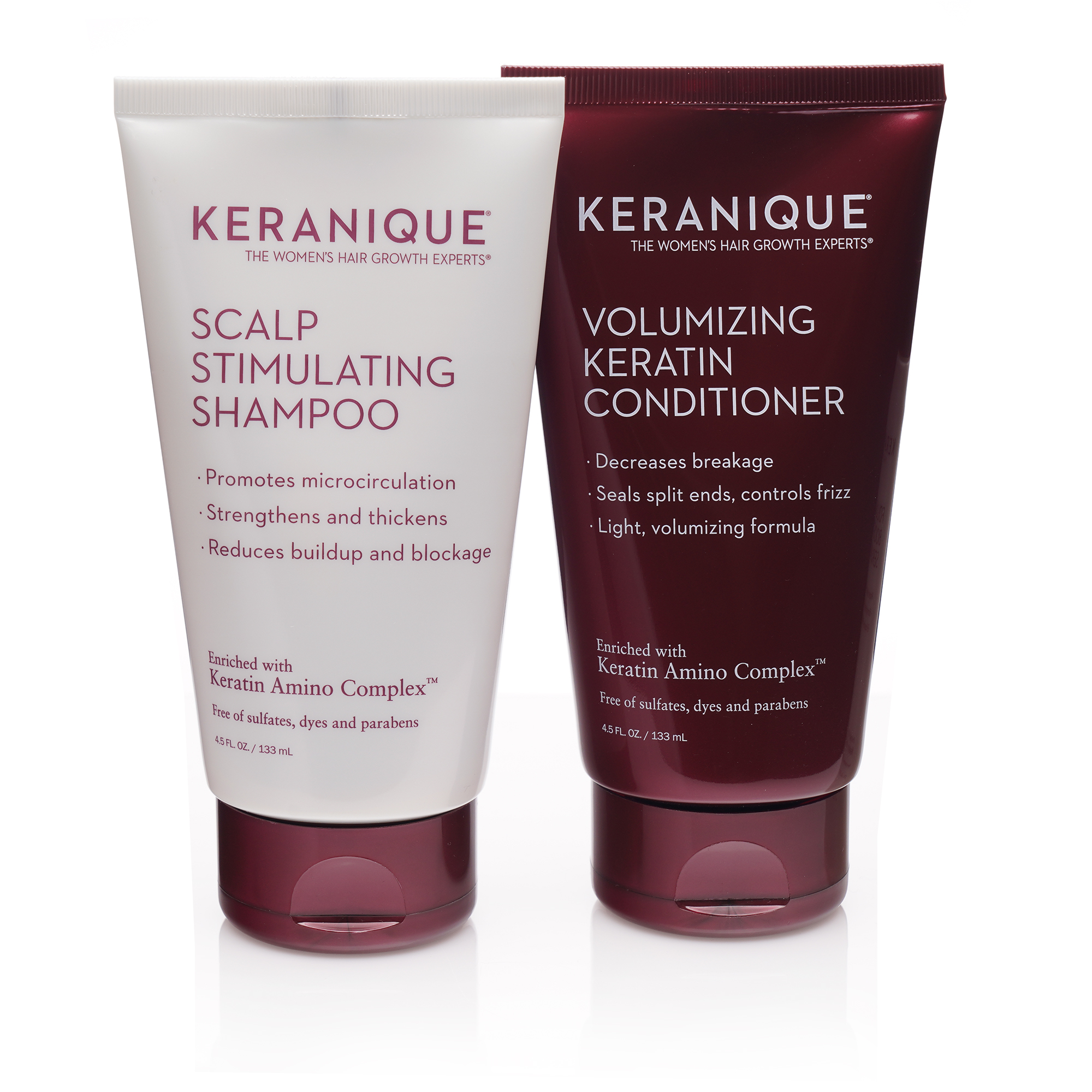 Keranique Keratin Shampoo and Conditioner Set for Fine Thinning Hair 4.