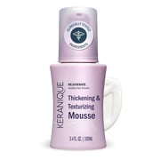Keranique Thickening and Texturizing Hair Styling Mousse with Keratin Amino Acids, 3.4 fl oz, 1 Piece