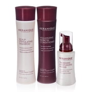 Keranique Volumizing Shampoo and Conditioner 8.5 Oz and Thickening Mousse 3.4 Oz Kit